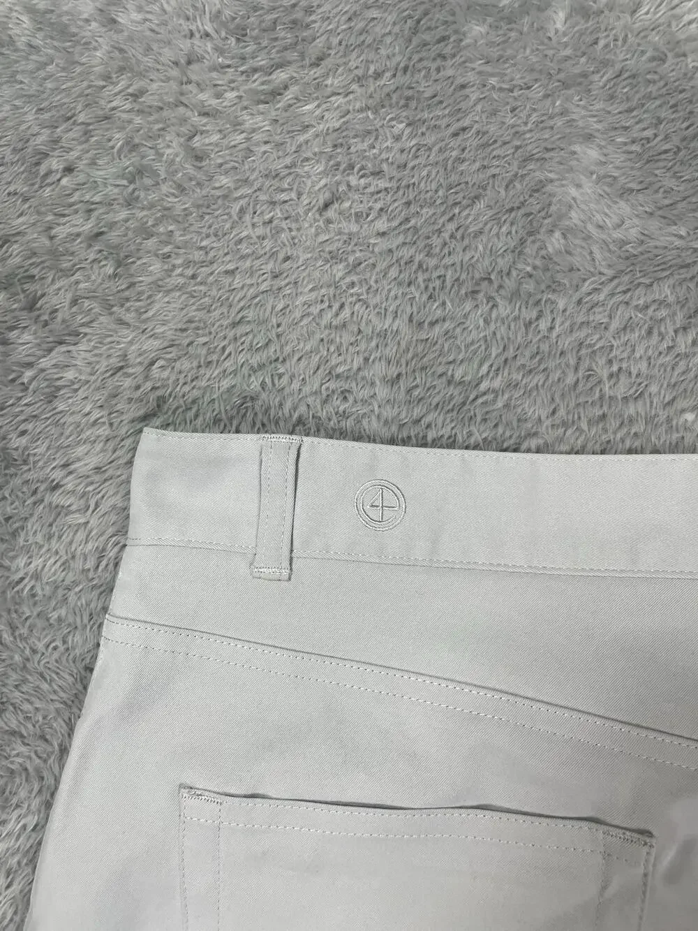 Peter Millar Pants Mens 36x32 Off White EB66 Performance Stretch Wicking Golf